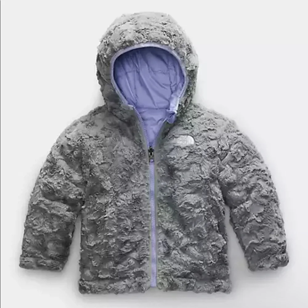 Infant North Face Reversible Mossbud Swirl Jacket - Picture 2 of 8